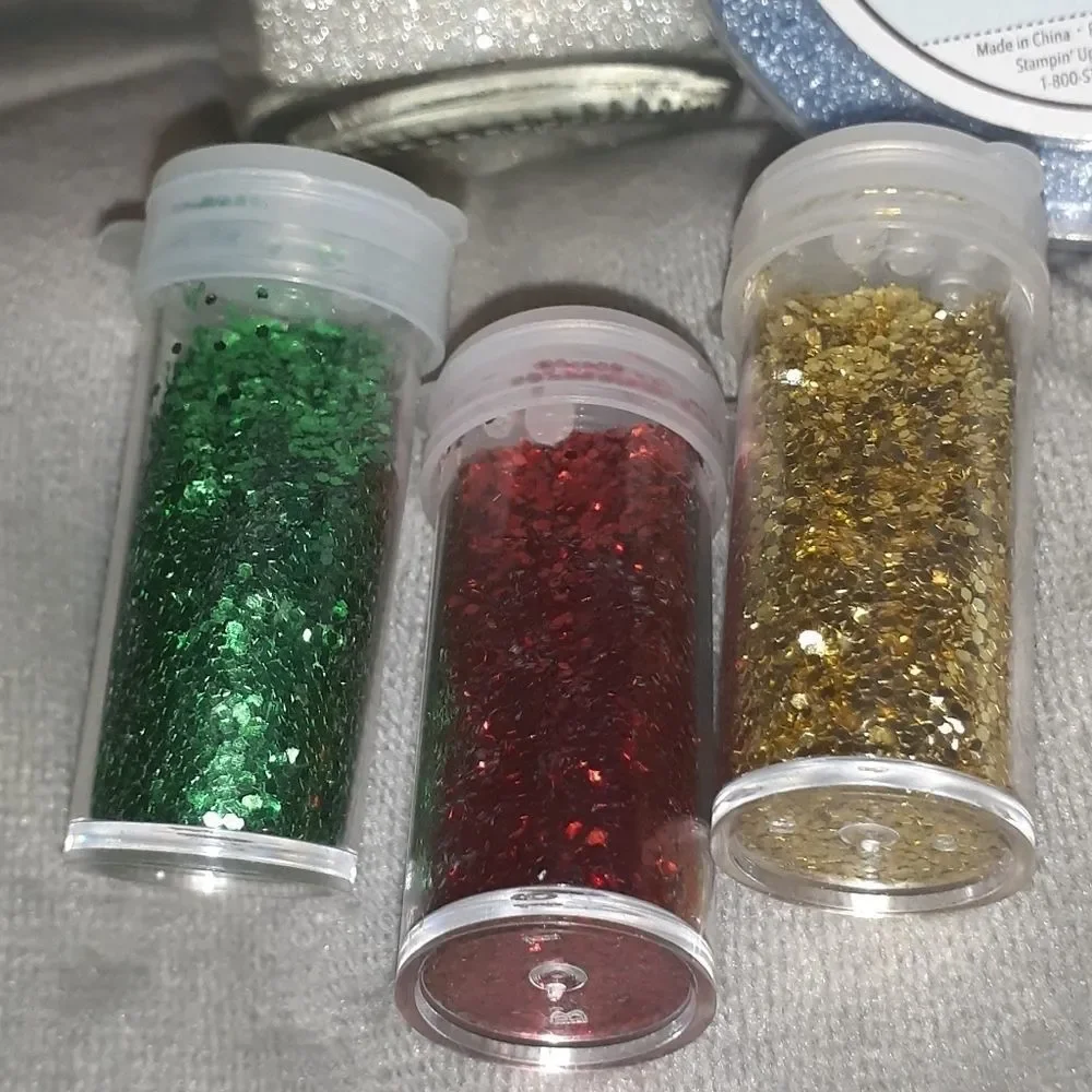 Nail Art Set Microbeads Caviar Glitter‎ Tray Funnel